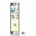 エトワール大島 ４０１ １Kの間取り図