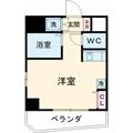 ソシエール三鷹 ６０１ ワンルームの間取り図