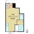グリーンハウスⅤ 101 ワンルームの間取り図