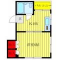 ニュートレンドビル ４０１ １Kの間取り図