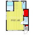 山一天王寺ステーツ １０８ ワンルームの間取り図