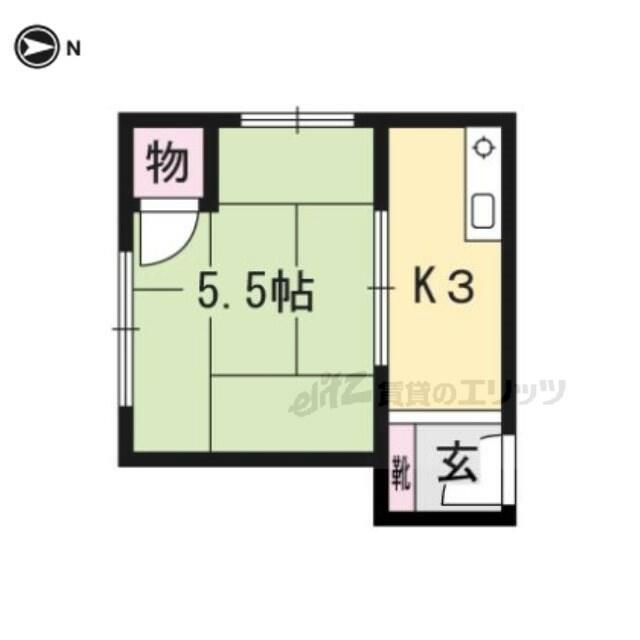 アットホーム 京都市左京区 田中春菜町 元田中駅 2階 提供元 賃貸のエリッツ 今出川店 株 エリッツ 京都市左京区の賃貸アパート