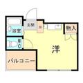 神戸市灘区 岩屋北町１丁目（西灘駅） 2階 ワンルームの間取り図