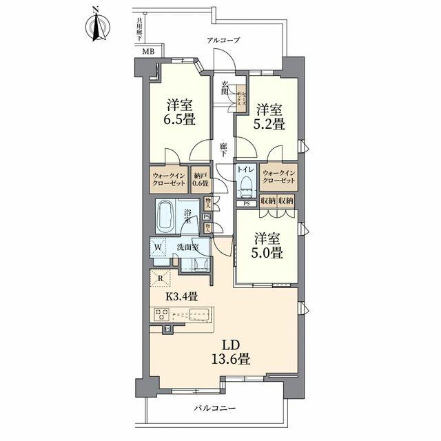 アットホーム ザ パークハウス花小金井ガーデンｉｉ街区 5階 ３ｌｄｋ 小平市の中古マンション マンション購入の情報