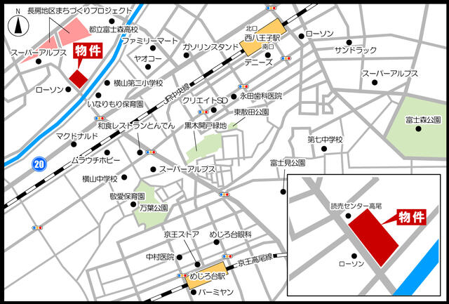 東京都 八王子市 長房町 西八王子駅 の貸し土地 賃貸 不動産情報はアットホーム
