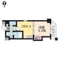 京都市上京区 千本通出水下る十四軒町（二条駅） 3階 １DKの間取り図