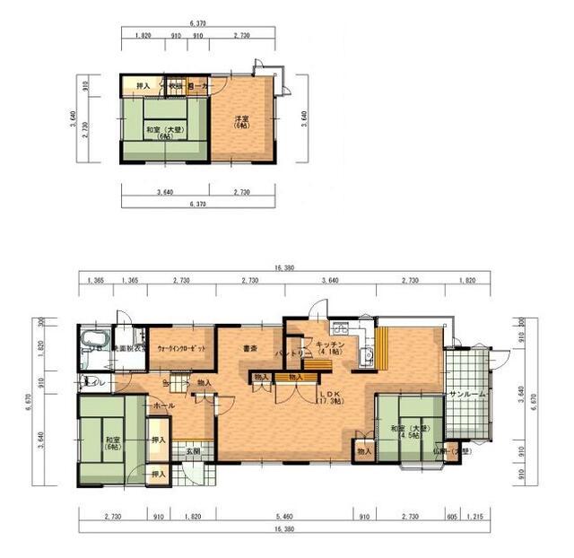 Okayama City, Minami Ward, Gun, 2-story house, 4SLDK &mdash; photo 1