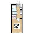 メゾン三軒茶屋Ⅱ ２０３ １Kの間取り図