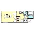 西宮市 甲子園七番町（鳴尾・武庫川女子大前駅） 1階 １Kの間取り図