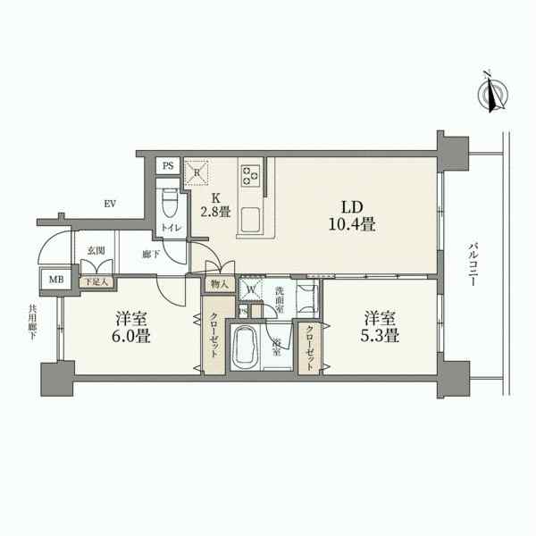フォースター川口パークサイド 7階 ２ｌｄｋ 川口市の中古マンション アットホーム マンション購入の情報