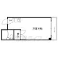 京都市上京区 福大明神町（今出川駅） 4階 １Kの間取り図