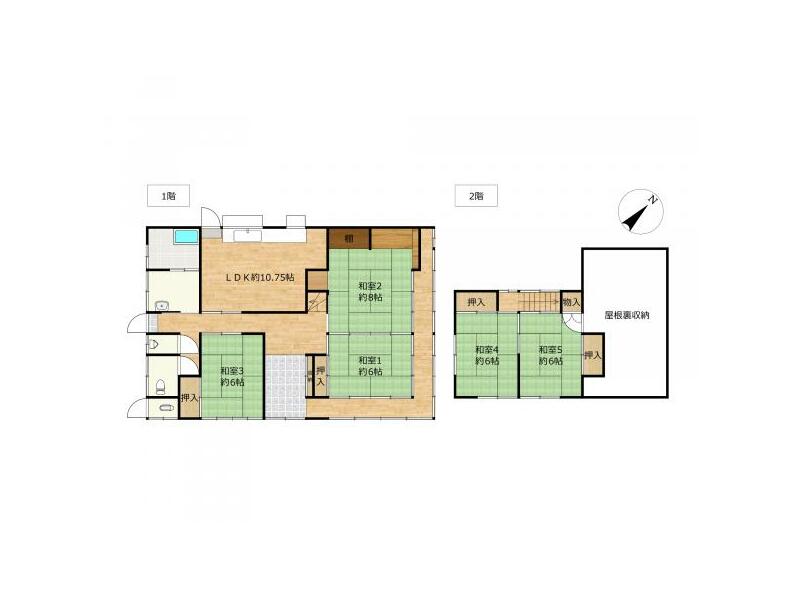 (Izumo-Yashiro station) 2F 5LDK

4.8 million yen