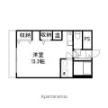 ヴァルール慶徳 ６０２ ワンルームの間取り図