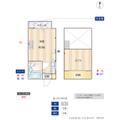 佼政ハイム 202 ワンルームの間取り図