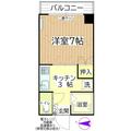 豊島区 池袋２丁目（池袋駅） 3階 １Kの間取り図