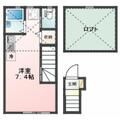 Ｇｌａｎｚ大塚 2階 ワンルームの間取り図