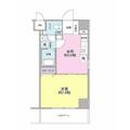 中央区 東日本橋２丁目（東日本橋駅） 7階 １DKの間取り図