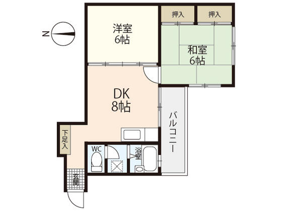 アットホーム パルコパール 4階 ２ｄｋ 提供元 株 良和ハウス 広島西店 広島市西区の賃貸マンション
