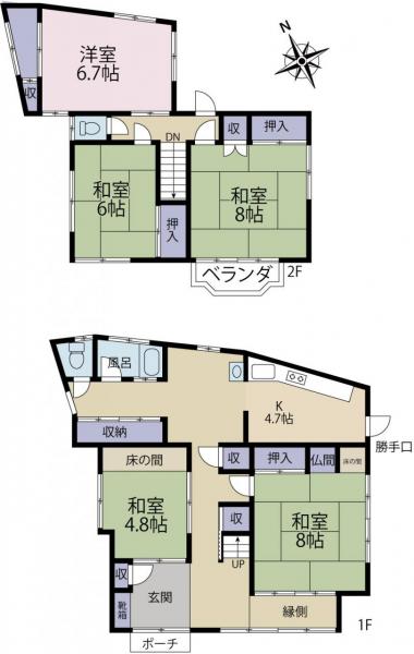 detached 銚子市春日町