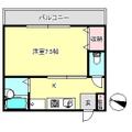 ネオコーポ長田 3階 １Kの間取り図