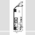ＳーＲＥＳＩＤＥＮＣＥ駒込六義園 ９０４ ワンルームの間取り図