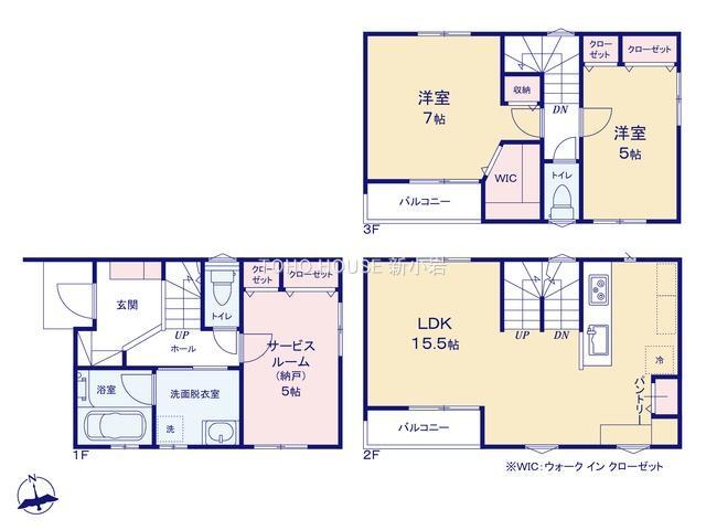 アットホーム】江戸川区 中葛西7丁目 (葛西駅 ) 3階建 アットホーム】江戸川区 中葛西7丁目 (葛西駅 ) 3階建