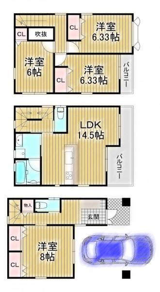 アットホーム 大阪市西淀川区 御幣島６丁目 御幣島駅 3階建 ４ｌｄｋ 大阪市西淀川区の中古一戸建て 提供元 株 アースリード 一軒家 家の購入