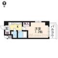 京都市中京区 新町通御池下る神明町（烏丸御池駅） 3階 １Kの間取り図