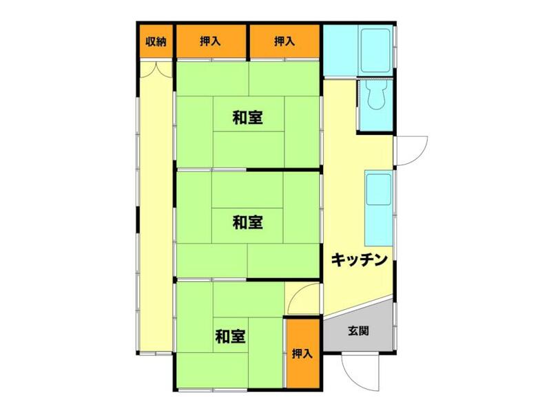 Higashimatsuyama City, Oaza Higashihira (Higashimatsuyama Station) Single-story 3K