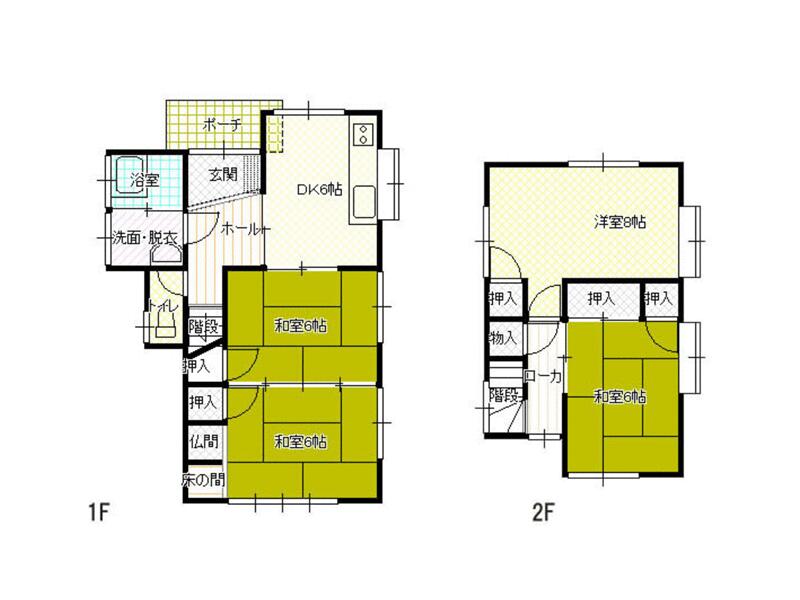 2-story, 4LDK, 3-chome, Hiroshiraishi, Kure City