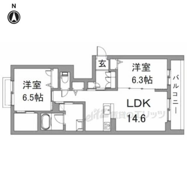 アットホーム 仮称 シャーメゾン奈良市富雄元町 ３０１ ２ｌｄｋ 提供元 賃貸のエリッツ 伏見店 株 エリッツ 奈良 市の賃貸アパート