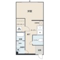 新宿区 荒木町（四谷三丁目駅） 5階 ワンルームの間取り図