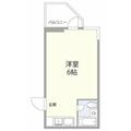 マンション岡 5階 ワンルームの間取り図