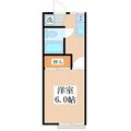 コンモート上原 １０１ １Kの間取り図