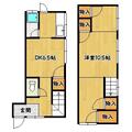 ハイツ明神 １DKの間取り図