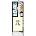 Ｊテラス東寺尾 205 １Kの間取り図