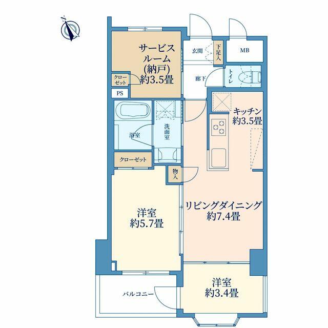 アットホーム】セザール用賀 4階 2SLDK[1030600890]世田谷