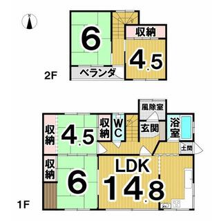 帯広市 西十六条南６丁目 （帯広駅 ） 2階建 4LDK