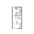 レオパレスサニーハイツⅡ ２０７ １Kの間取り図