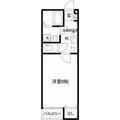 ルピナス旭ケ丘 ２０２ １Kの間取り図