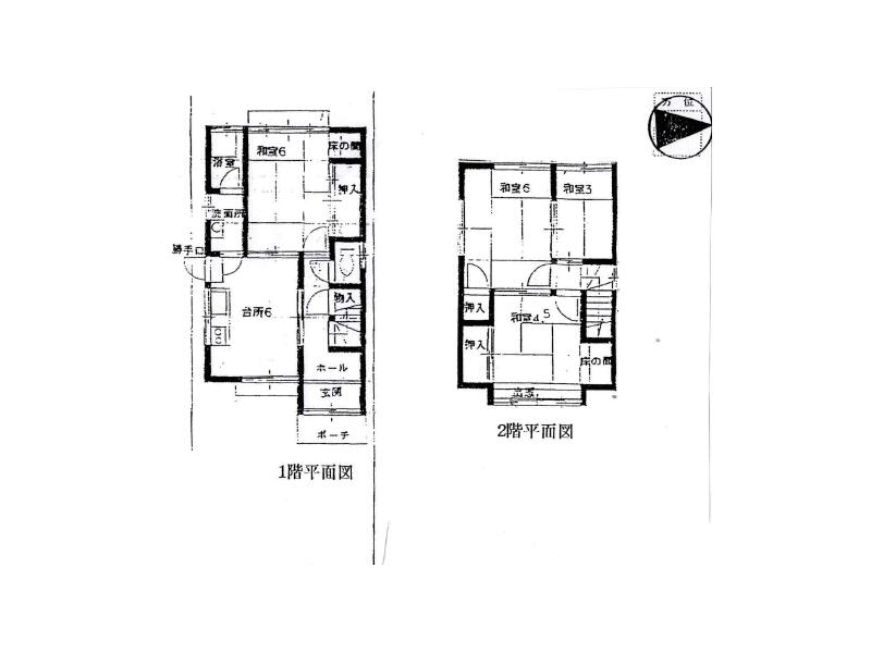 Funai County, Kyotamba Town, Shimoyamanomaru (Shimoyama Station) 2-story building 4DK
