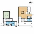 熊本市中央区 坪井５丁目（黒髪町駅） 1階 １Kの間取り図