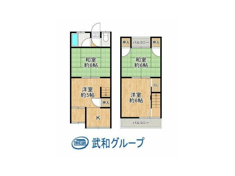 Kadoma City, Oike-cho (Owadada Station) 2-story building 4K