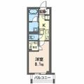 目白御留山ヒルズ ００１０７ １Kの間取り図