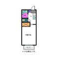 アミスター栗原 101 １Kの間取り図