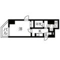 名古屋市中区 千代田２丁目（鶴舞駅） 8階 １Kの間取り図