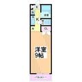 川崎市多摩区 宿河原３丁目（宿河原駅） 3階 １Kの間取り図