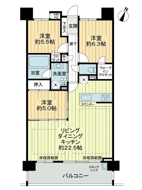 ライオンズ南大高ディアクオーレ 3階 ３ｌｄｋ 名古屋市緑区の中古マンション アットホーム マンション購入の情報