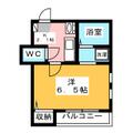 ハイネス新江古田 3階 １Kの間取り図