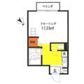 ハイネス西日暮里 2階 ワンルームの間取り図